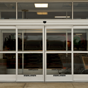 OHD Silver Sliding Auto Door