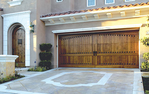 custom wood clad doors